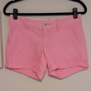 Lilly Pulitzer "the Callahan" pink shorts Size 0